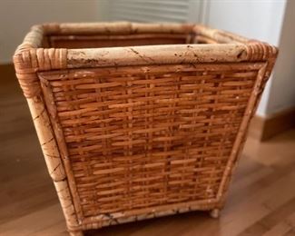Bamboo Waste Paper Basket.