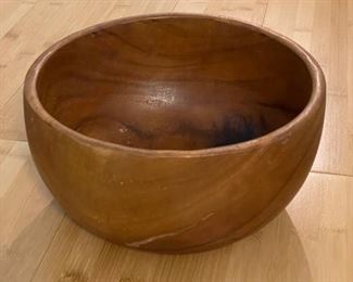 Teak Serving Bowl.