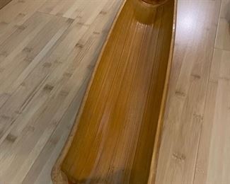 Vintage Bamboo Rectangle Serving Bowl. Photo 1 of 2.