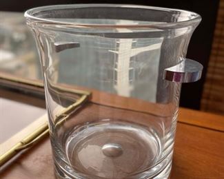Glass Ice Bucket.