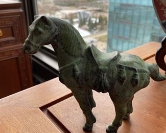 Cast Metal Horse.