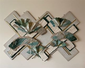 Original Paper Art Signed by M. Stillers. Measures 36" W x 23" H. Photo 1 of 2.