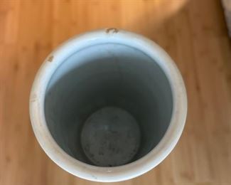 Vintage Hand-Painted OverJoy Porcelain Umbrella Stand. Photo 3 of 4.