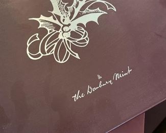 Danbury Mint Carousel Collection Christmas Ornament Box.