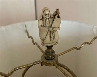 Carrera Marble Table Lamp. Without Shade, Lamp Measures 17.5". Photo 2 of 2.