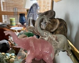 Sample of Extensive Elephant Collection.