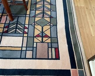Mission-Style Area Rug. Measures 8' x 10'. Photo 2 of 2.