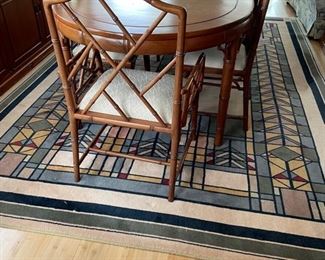 Mission-Style Area Rug. Measures 8' x 10'. Photo 1 of 2.