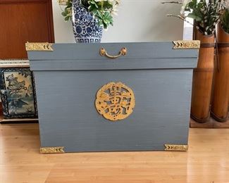 Vintage Tea Storage Chest. Photo 1 of 3.