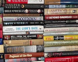 hardback books $4 each unless priced