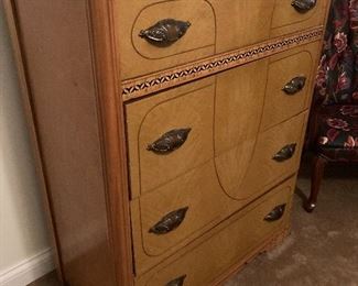 Antique Art Deco 4 drawer waterfall chest $480
Buy it now, call Bill Anderson 615-585-9301 or Diane Cox 865-617-0420