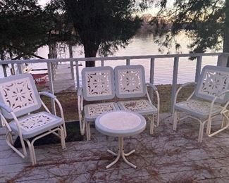 Antique metal patio furniture, all seats glide $450 for all

Buy it now, call Bill Anderson 615-585-9301, or Diane Cox 865-617-0420

