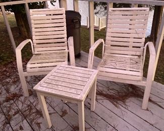 Aluminum  frame patio set $50
Buy it now, call Bill Anderson 615--9301 or Diane Cox 865-617-0420