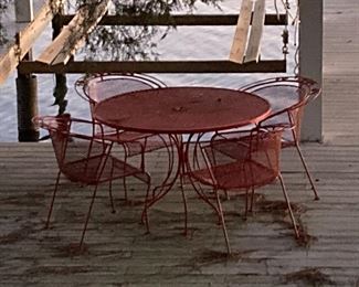 Red wrought iron patio set $100
Buy it now, call Bill Anderson 615--9301 or Diane Cox 865-617-0420