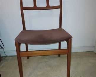 Beautiful Danish Teak Desk Dining Chair