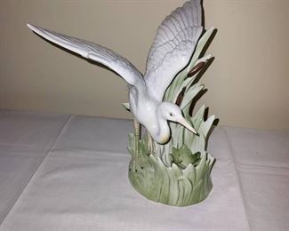 Beautiful Fitz and Floyd Crane Candle Holder