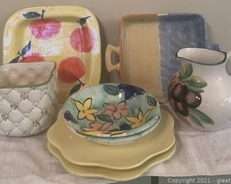 Eight Piece Italian Dish Collection