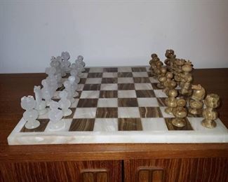 Hand Carved Onyx Chess Set
