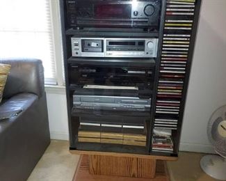 Modern Component Media Cabinet