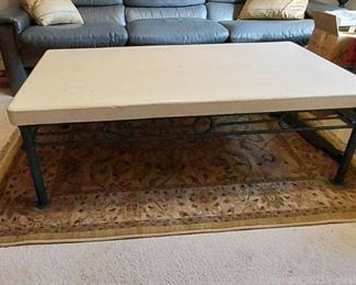Nice Iron Base Coffee Table