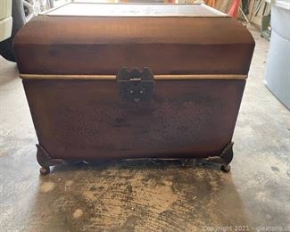 Pretty Trunk Filled with Books
