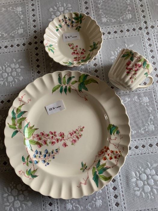 Copeland Spode china with serving pieces. China pattern is "April"