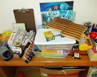 Tons of office and school supplies all new unopened, boxes of pencils pens markers