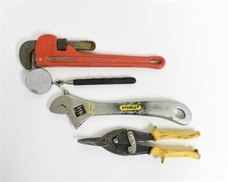 Pipe Wrench Adjustable Wrench Tin Snips & More