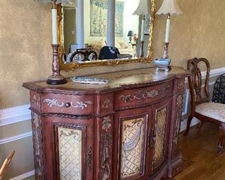 Swag Detail Console Hutch