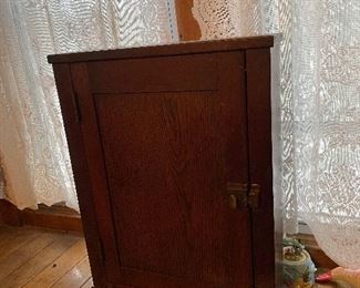 Antique wall cabinet