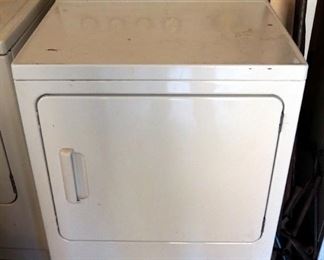 General Electric Super Capacity Top Load Washing Machine, Model WLSE4210A, 42" x 27" x 25.5", And Matching Dryer, Model DWSR485EA