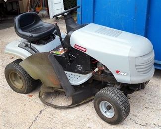 Craftsman 6 Speed Riding Lawn Mower, LT100, With Briggs And Straton 502cc Motor, Manufactured In 2007