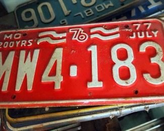 Vintage Missouri License Plates, 60s, 70s, And 80s, Qty 28