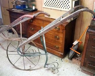 Antique Single Wheel Hand Hoe, Qty 2