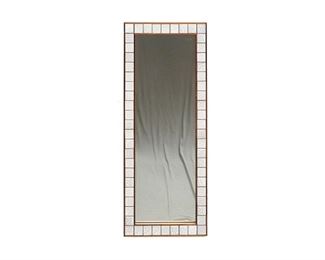 Danish Mid-Century Tile Mirror