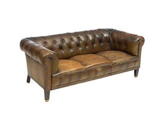 Chesterfield Leather Sofa