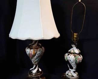 2 Ornate Working Lamps
