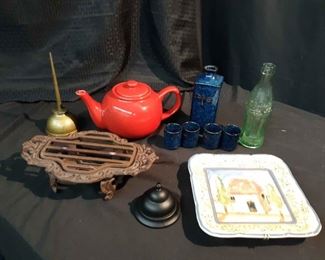 Buck Knife Sake Set Red Teapot Nutcracker Etc