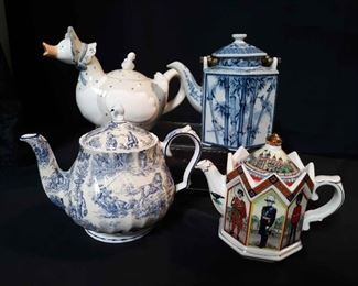 Four Teapots