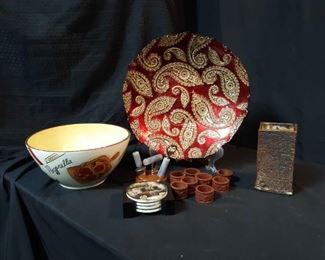 Large Serving Platter Pasta Bowl Napkin Rings Coasters Excetera