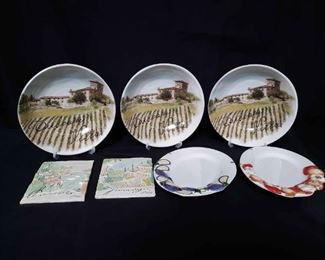 Tuscany Bowls And Plaques