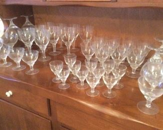 Glassware, all matching set