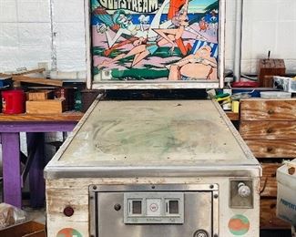 Vintage Gulfstream pinball machine.