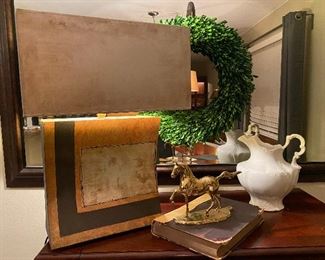 Lamp with Rectangular Shade