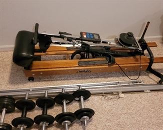 Cross Country Skiing Trainer and weights