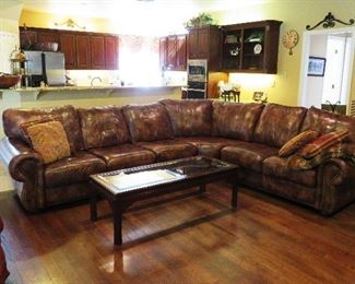 Leather sectional sofa - purchased in Southlake.  Excellent quality and condition!