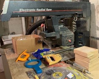 Radial Arm Saw.