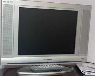 Small Sylvania TV.