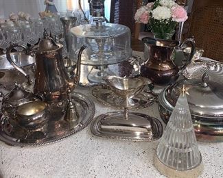 Large selection of Silverplate