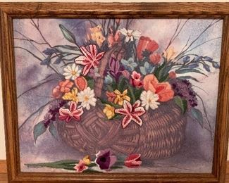 Vintage needle point. Many to choose from.